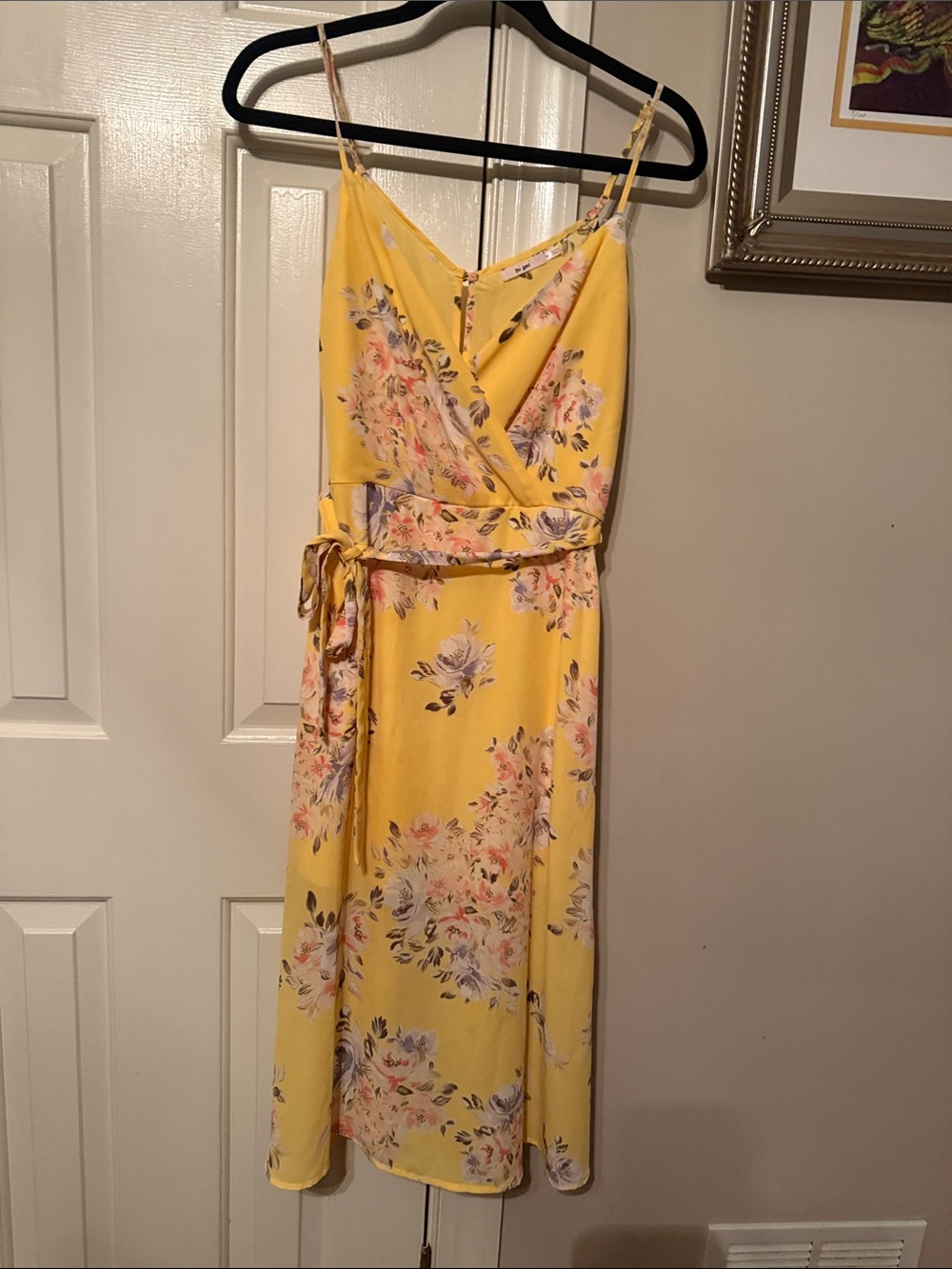 Francesca's "Mi Ami" Yellow Floral Sundress